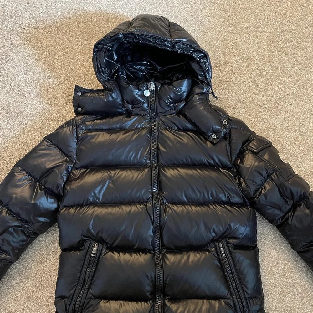 Men's Moncler Size L Black Down Jacket
